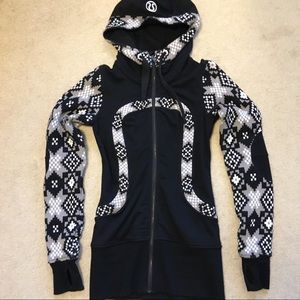 Lululemon long zip up hoodie